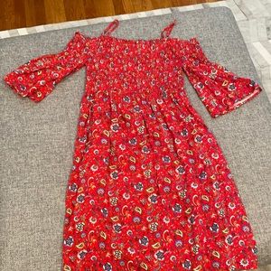 Floral spring dress